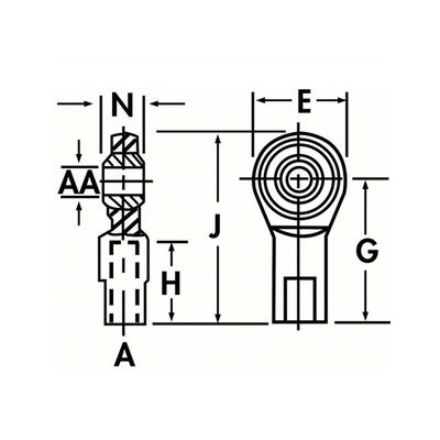 High Temperature Resistant And Long Life Stainless Steel Rod Ends