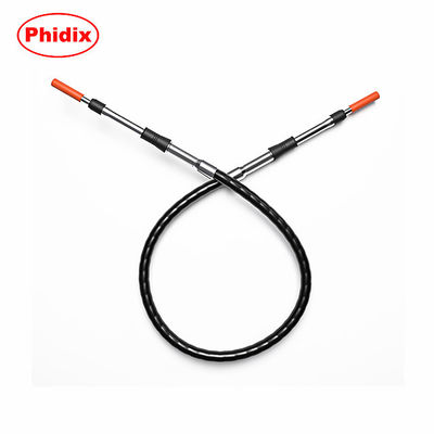 Durable Mechanical Control Cable Assembly Stainless Steel End Rod And Support Tube