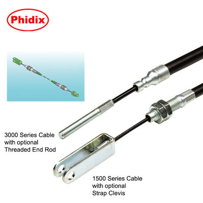 Control Cables Pull - Only Brake Cables With Threaded End Rod / Strap Clevis