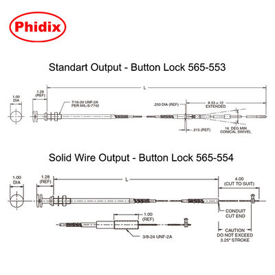 Button Lock Push-Pull Control Head