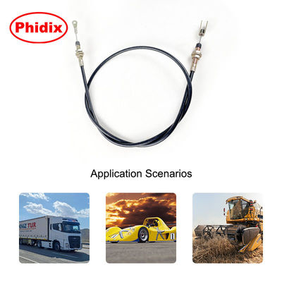 Industrial Mechanical Control Cable Assembly Pull - Only Tension Gear Change Cables