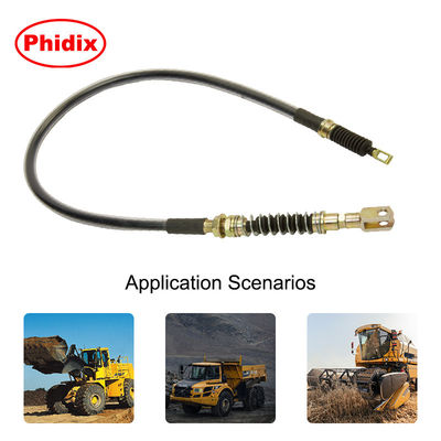Pull - Only Clutch Control Cable , Industrial  Mechanical Custom Control Cable