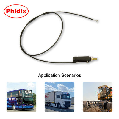 Mechanical Rotary Control Cable , Industrial Non Locking Universal Control Cables