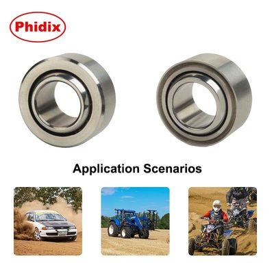 NSSB Series Narrow-Body Stainless Steel Spherical Bearings | PTFE-Lined for Corrosion Resistance in Marine &amp; Food Processing | Press-Fit or V-Groove Mounting