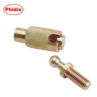 S-Knurling Quick-Disconnect Ball Joints: Fast Assembly, Corrosion-Resistant (Zinc Plated, Heat-Treated)
