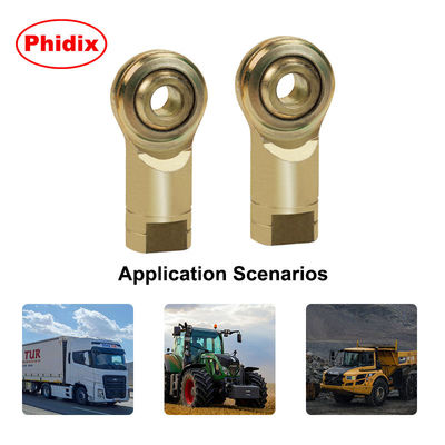 EM-M/EF-M Series Metal Rod Ends: Zinc-Plated Metric Joints with PTFE Options & Corrosion Resistance for Industrial Motion Control