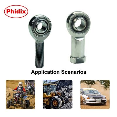 SSAM-T/SSAF-T Series Stainless Steel PTFE-Lined Rod Ends | High Corrosion Resistance for Cleanroom &amp; Food-Grade Environments