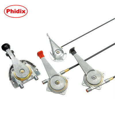 Compact Hand Throttle Control Head | 5:1 Mechanical Advantage | Adjustable Stop Plates & Cable Entry | OEM-Compatible
