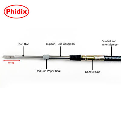 stainless-steel-mechanical-control-cable-corrosion-resistant-high-temperature-industrial