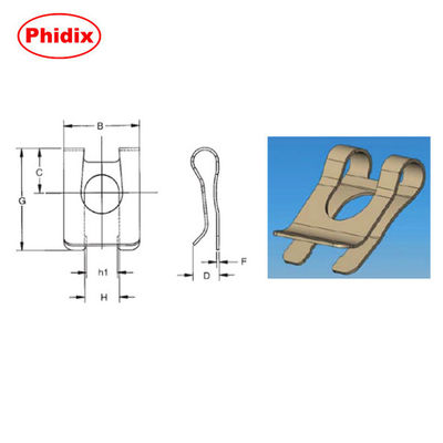 Different Dimensions Of Gas Spring Carbon Steel Clevis