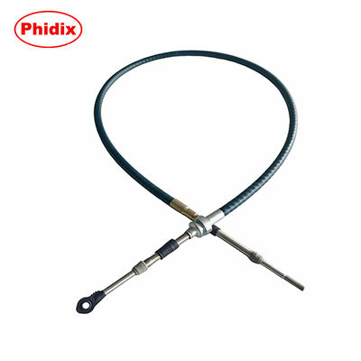 Push-Pull Control Cable Assembly With Adjustable Junction And Rod End Fittings