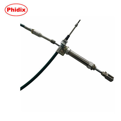 Light Duty Push-Pull Stainless Steel Control Cable Assembly With Cylinder