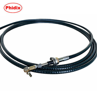 Mechanical Control Cable with Ball Joint Ends Customizable Length and Corrosion Resistant for Industrial Applications