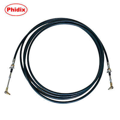 Mechanical Control Cable with Ball Joint Ends Customizable Length and Corrosion Resistant for Industrial Applications