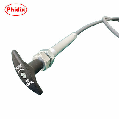 Twist Lock Handle Push Pull Control Cable — Heavy Duty Mechanical Control Solution