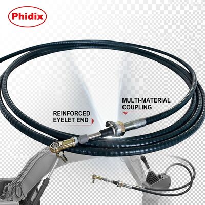 Custom Engineered Assembly Mechanical Control Pull Offering Minimum Bending Radius 15CM Perfect for Complex Mechanical Systems