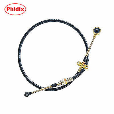 Light Duty Push-Pull Gear Shift Control Cable With Threaded Bulkhead & Rod End