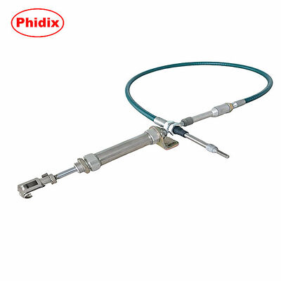 Stainless Steel Push-Pull Control Cable Assembly With Cylinder For Industrial And Vehicle Mechanical Control