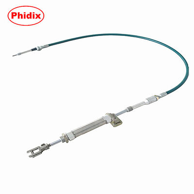 Stainless Steel Push-Pull Control Cable Assembly With Cylinder For Industrial And Vehicle Mechanical Control