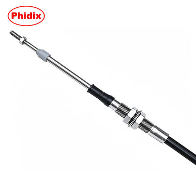 Push-Pull Control Cable Assembly With Threaded End Fittings