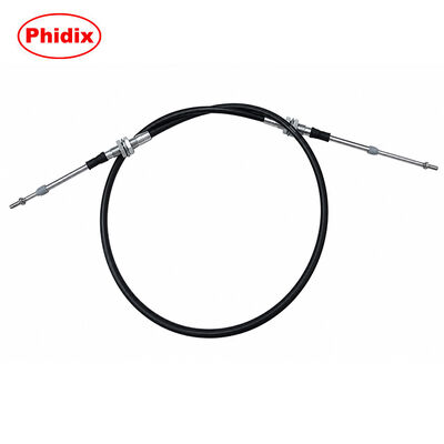 Push-Pull Control Cable Assembly With Threaded End Fittings