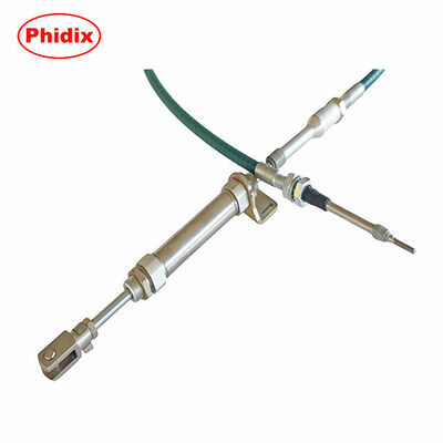 Stainless Steel Push-Pull Control Cable Assembly with Integrated Stabilizing Cylinder for Corrosion Resistant Applications