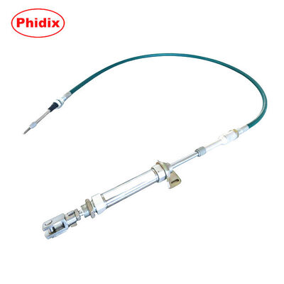 Stainless Steel Push-Pull Control Cable Assembly with Integrated Stabilizing Cylinder for Corrosion Resistant Applications