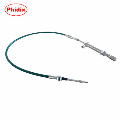 Stainless Steel Push-Pull Control Cable Assembly with Integrated Stabilizing Cylinder for Corrosion Resistant Applications