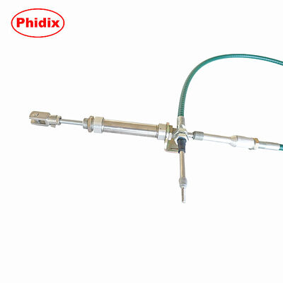 Stainless Steel Push-Pull Control Cable Assembly with Integrated Stabilizing Cylinder for Corrosion Resistant Applications