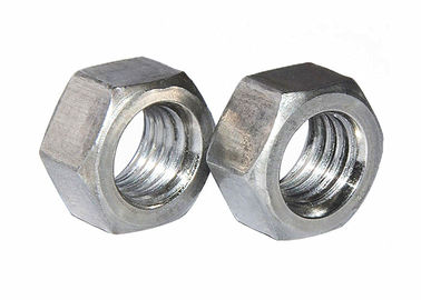 Carbon Steel Cable End Fittings Yellow Zinc Plated Surface Treatment Hex Nuts