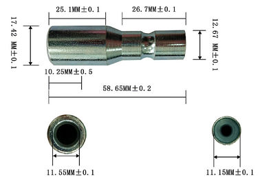 Long Service Life Cable End Fittings Customized Conduit Cap LD Grooved