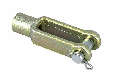 Custom U Fork Control Cable Fittings Stainless Steel / Carbon Steel Material