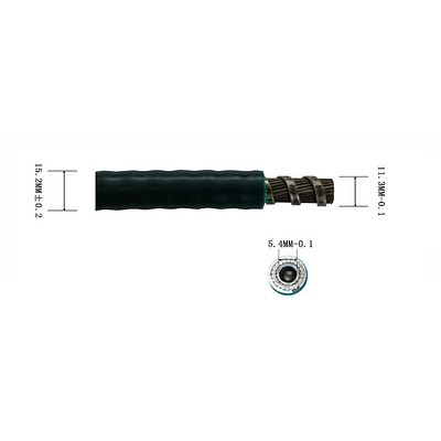 Different Choice PE/PU/PVC Housing Flexible Push-pull Cable Outer Casing  Anti - High And Low Temperature