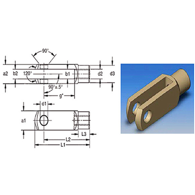 Zinc Plated Stainless Steel Clevis Pin Safety Fasteners For Lawn / Garden