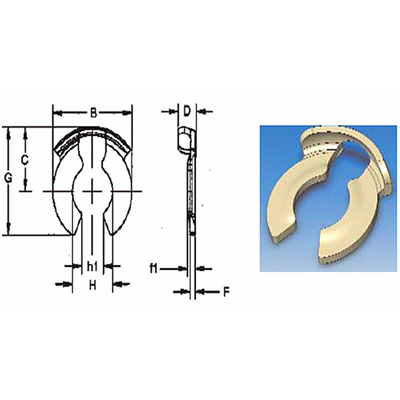 Zinc Plated Stainless Steel Clevis Pin Safety Fasteners For Lawn / Garden