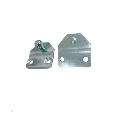 Heavy Duty Cable End Fittings Zink Plated Flat Carbon Steel Bracket With 13MM Ball Stud